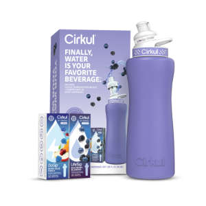 32oz. Matte Periwinkle Stainless Steel Bottle Starter Kit